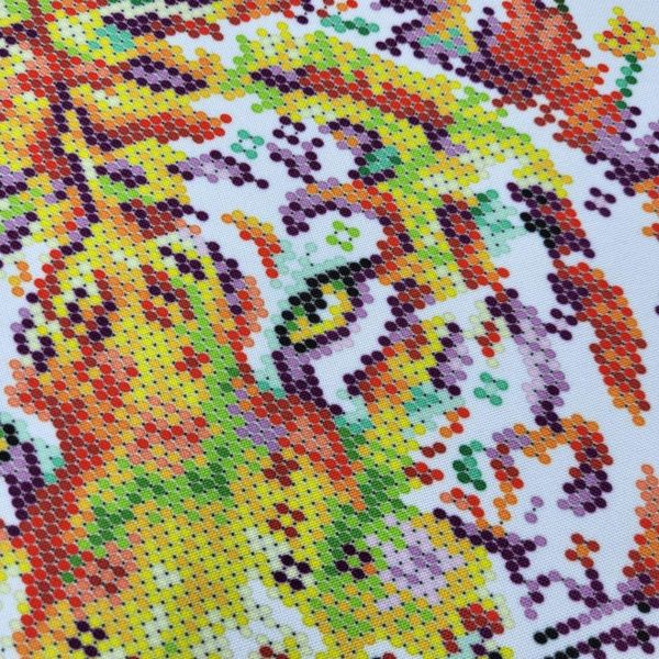 БС 3402 Радужный тигр, набор для вышивки бисером картины БС 3402 фото