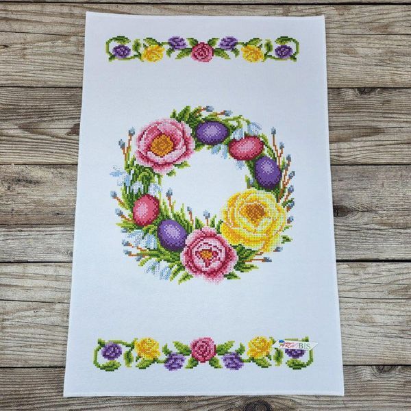 РКВ_100 Easter Basket Towel (33*51 cm), bead embroidery kit