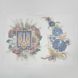 A3 Т-012 Coat of Arms of Ukraine (29*38 cm), bead embroidery kit on heat-transfer film
