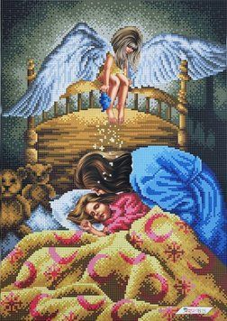 В641 Fairy of Sleep (30*42 cm), bead embroidery kit of the picture