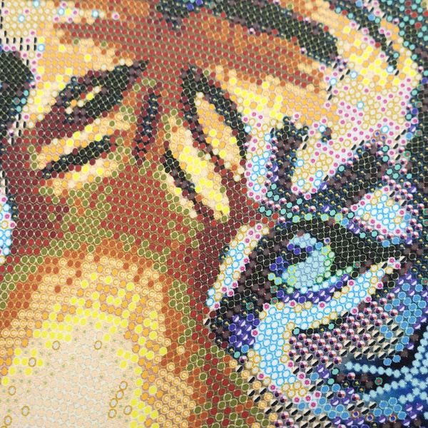 СЛ-3440 Эйфория любви, набор для вышивки бисером картины с тигром СЛ-3440 фото