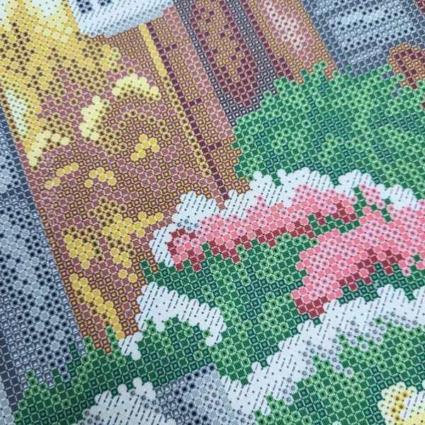 ТМ026 Romance of Paris (blue background) (30*39 cm), bead embroidery picture kit