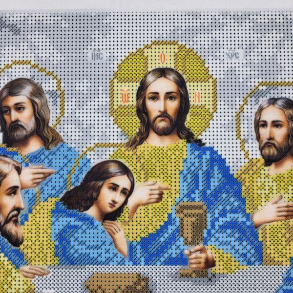 В713 The Last Supper 30х40 cm, bead embroidery kit of the icon