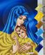 В659 Українська Мадонна з немовлям, набір для вишивання бісером картини В659 фото 2