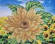 415 Sunflowers in the Field A3, bead embroidery kit of the picture