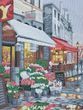 ТМ026 Romance of Paris (blue background) (30*39 cm), bead embroidery picture kit