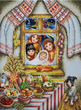 BS-3405 Carols (27*36 cm), bead embroidery kit of the picture