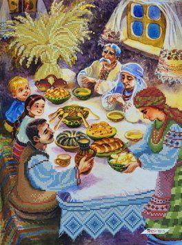 ТЛ040 Holy Evening (30*40 cm), bead embroidery pattern of the picture