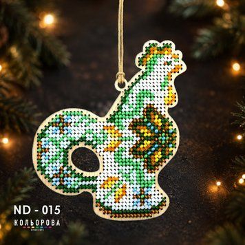 ND-015 Пробудження, набір для вишивки новорічної іграшки ND-015 фото