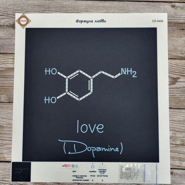 СЛ-3406 Формула любви, набор для вышивки бисером картины СЛ-3406 фото