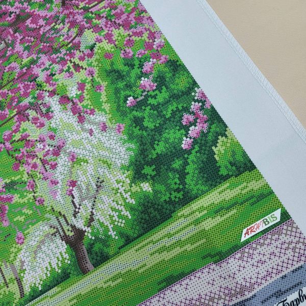 ТП020 Расцвет сакуры, набор для вышивки бисером картины ТП020 фото