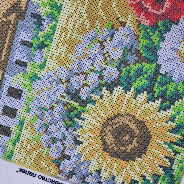 В597 Family of Storks (42*30 cm), bead embroidery kit of the picture