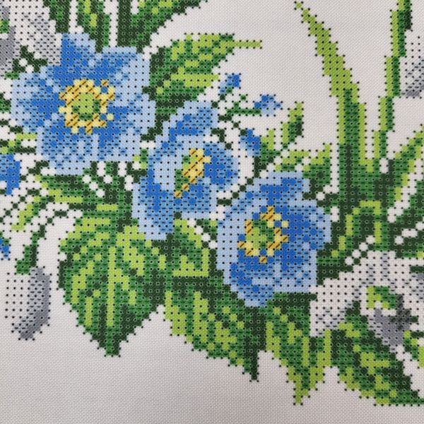 3535002 Snowdrops (35*35 cm), bead embroidery blank of the napkin