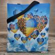 Tote bag_622 Hearts of Ukraine (38*42 cm), bead embroidery kit of the tote bag