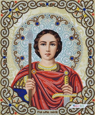 ЖЛ-4737 Святий Георгій (Юрій), набір для вишивання бісером ікони ЖЛ-4737 фото