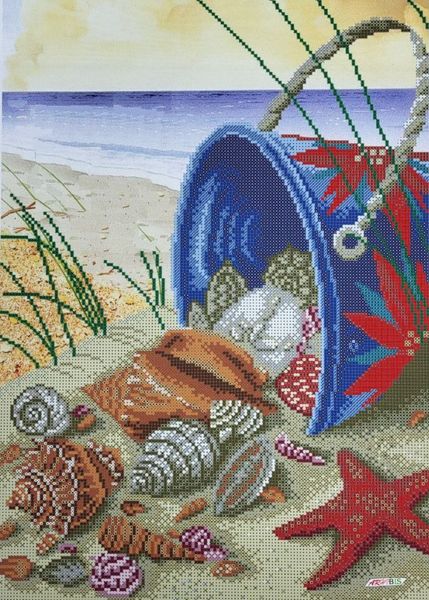 А3-К-1246 Морські скарби, набір для вишивання бісером картини А3-К-1246 фото