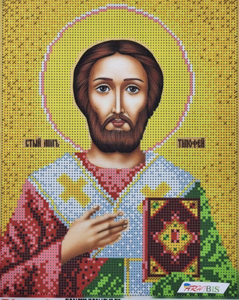 А210 Святой Тимофей, набор для вышивки бисером именной иконы АБВ 00018160 фото
