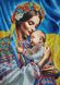 В704 Мать с ребенком, набор для вышивки бисером картины В704 фото 1