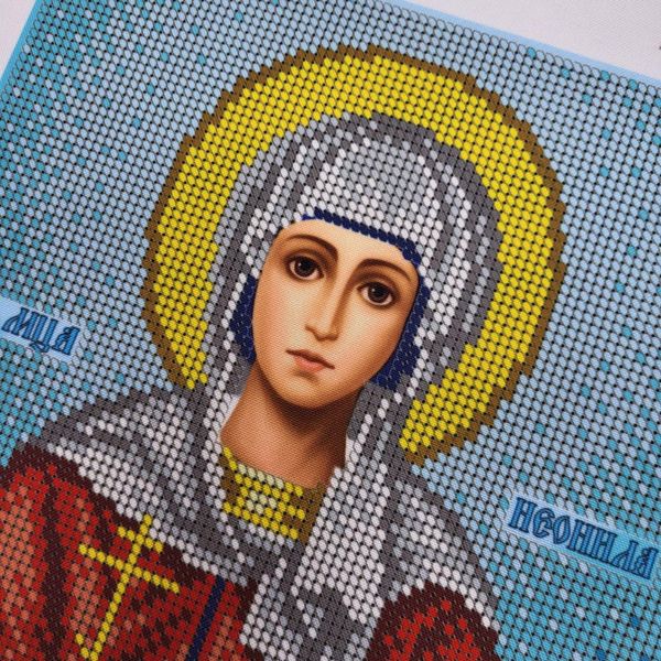 А4Р_194 Святая мученица Неонила, набор для вышивки бисером иконы А4Р_194 фото