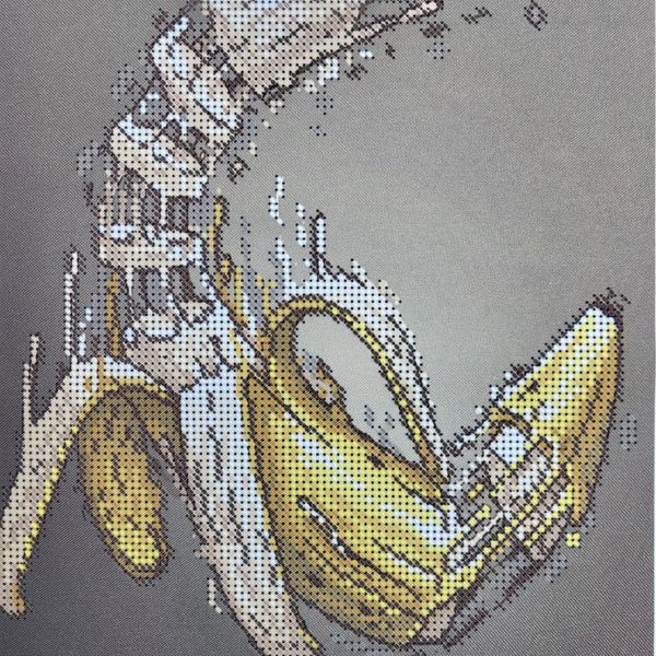 А4-К-1200 Банан, схема для вышивки бисером картины схема-ак-А4-К-1200 фото