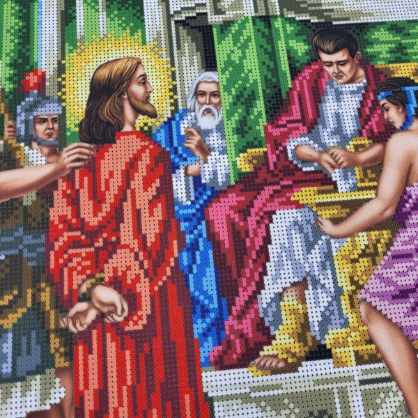 В685 Ісуса засуджують на смерть (Хресна дорога), набір для вишивки бісером В685 фото