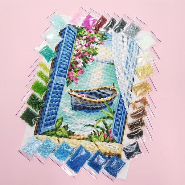 ЗПП-031 By the Sea (21*30 cm), bead embroidery picture kit