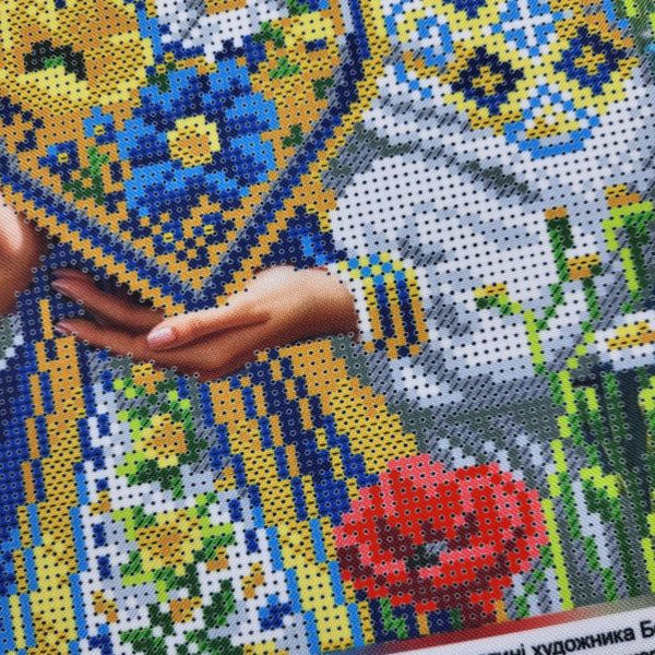 В593 Україночка, набір для вишивки бісером картини В593 фото