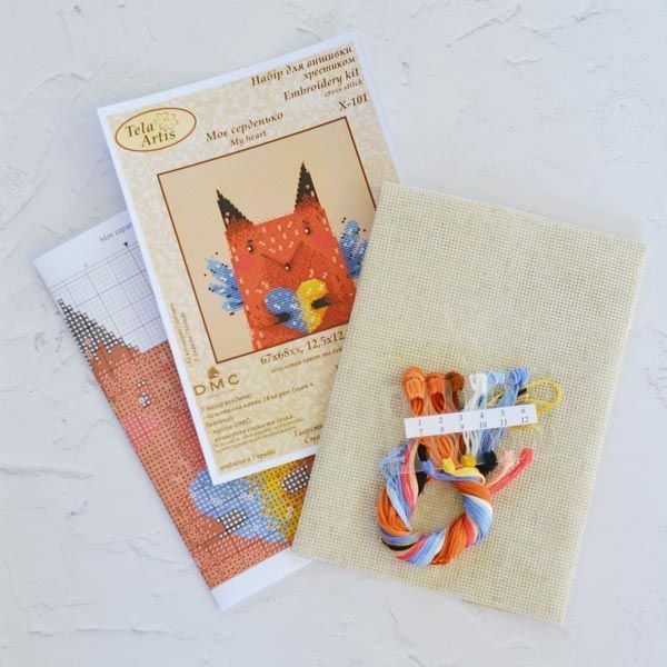X-101 My Little Heart, cross-stitch kit