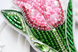 Б-031-2 Розовый тюльпан, набор для создания броши Б-031-2 фото 3