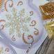 В-021 Золотая снежинка набор для вышивки бисером варежки ТА 00834 фото 5