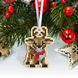 КНІ_міні_107 Рождественские оленята набор для вышивки бисером по дереву АБВ 00119941 фото 5