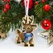 КНІ_міні_107 Рождественские оленята набор для вышивки бисером по дереву АБВ 00119941 фото 9