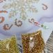 В-021 Золотая снежинка набор для вышивки бисером варежки ТА 00834 фото 6