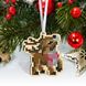 КНІ_міні_107 Рождественские оленята набор для вышивки бисером по дереву АБВ 00119941 фото 8