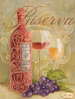 ТА-153 Хмільне вино, набір для вишивання бісером картини ТА-153 фото
