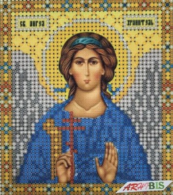519-94598 Святой Ангел Хранитель А6, набор для вышивки бисером иконы 519-94598 фото
