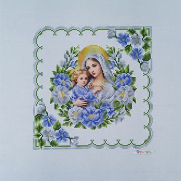 9519 Children's Towel (35*35 cm), bead embroidery kit