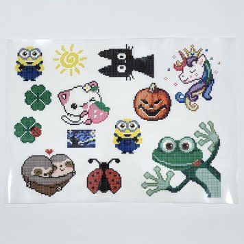 A3 Т-035 Cartoons (29*38 cm), bead embroidery kit on heat-transfer film