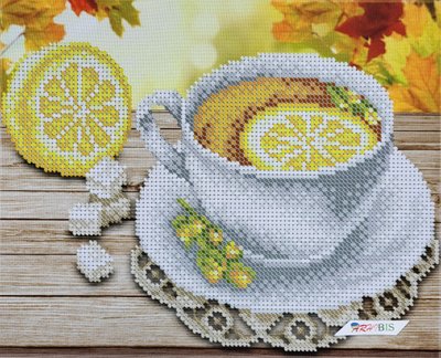 БС 4224 Чай с лимоном, набор для вышивки бисером картины БС 4224 фото