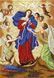 А4-И-455 She Who Unties Knots (21*29,7 cm), bead embroidery kit of the icon