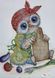 А4-К-1533 Owl the Homemaker (21*29,7 cm), bead embroidery kit of the picture