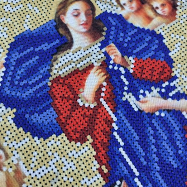 А4-И-455 She Who Unties Knots (21*29,7 cm), bead embroidery kit of the icon