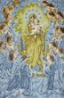 А3036 Богородица с ангелами в золоте, набор для вышивки бисером иконы