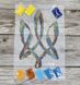 Ф-049 Тризуб , набор для вышивки бисером на водоростворимом флизелине Д-Ф-049 фото 9
