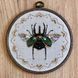 BN-004 Scarab, bead and thread embroidery kit