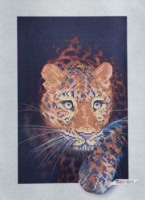 ТА-463 Любопытство, набор для вышивки бисером картины с леопардом ТА-463 фото