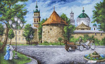 ЗПП-036 Старий Львів (30*49 см), набір для вишивки бісером картини ЗПП-036 фото