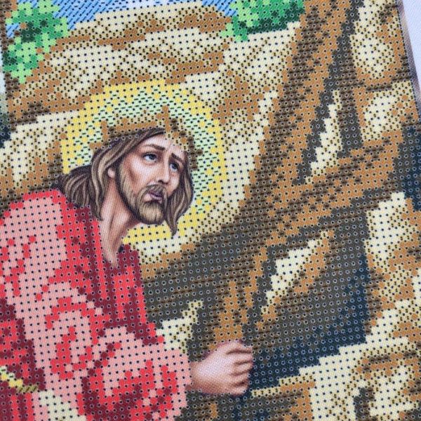 В687 Ісус падає перший раз під хрестом (Хресна дорога), набір для вишивки бісером В687 фото