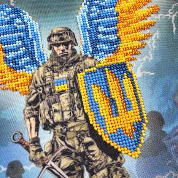 3609 Our Defender (28,1*37 cm), bead embroidery pattern of a picture