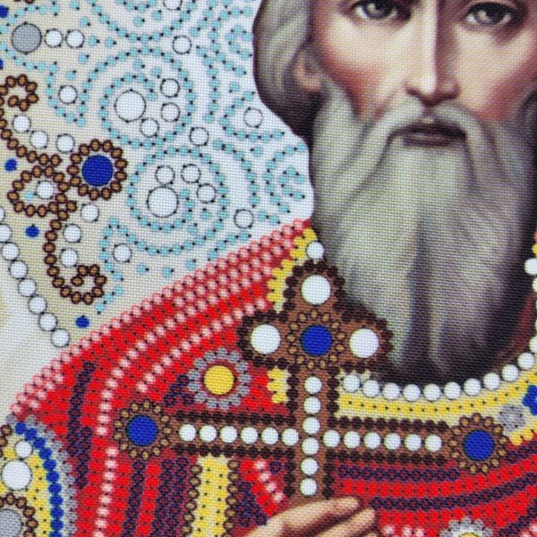 ЖЛ-4735 Святой Владимир, набор для вышивки бисером иконы ЖЛ-4735 фото